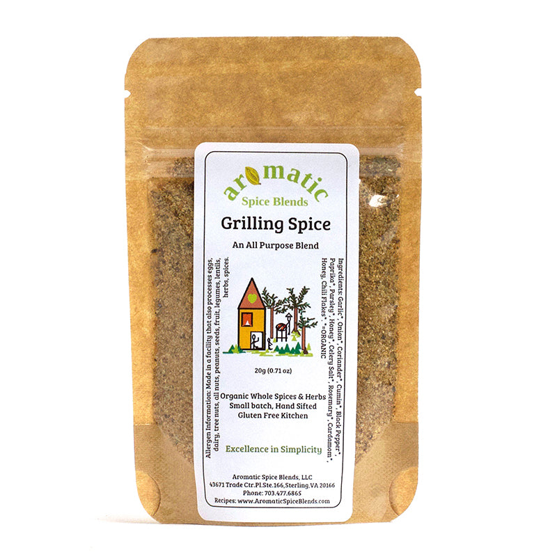 Organic Allpurpose Grilling Spice Blend Seasoning Aromatic Spice Blends
