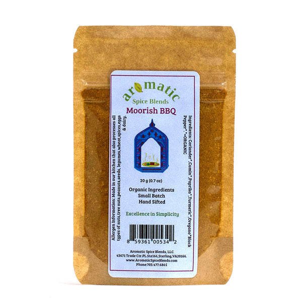 Aromatic Spice Blends Moorish BBQ spice blend package