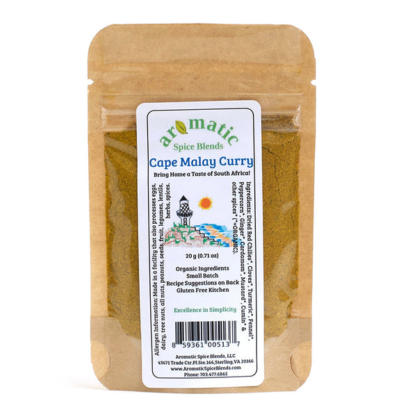 Aromatic Spice Blends Cape Malay Curry spice blend package