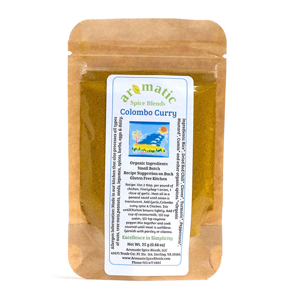 Aromatic Spice Blends Colombo Curry spice blend package
