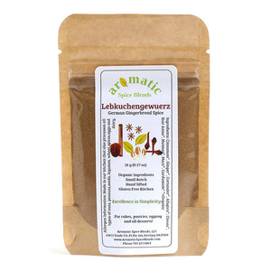 Aromatic Spice Blends Lebkuchengewuerz German Gingerbread spice blend package