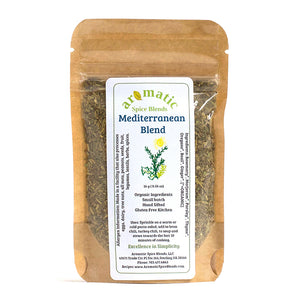 Aromatic Spice Blends Mediterranean herb and spice blend package