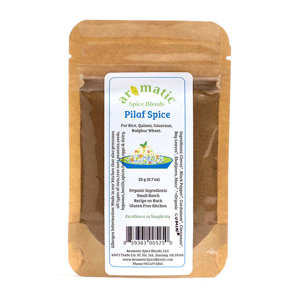 Aromatic Spice Blends Pilaf spice blend package