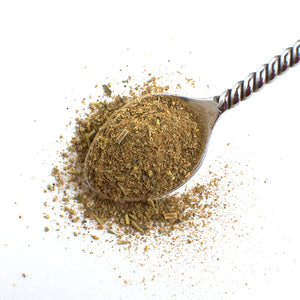  Aromatic Spice Blends Poultry spice blend closeup on spoon