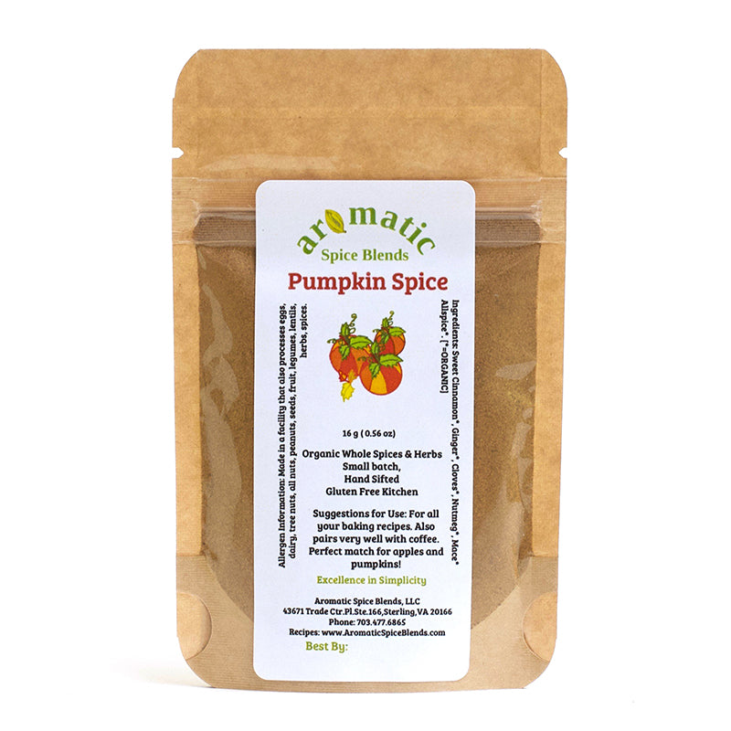 Organic Pumpkin Spice Blend Baking Seasoning – Aromatic Spice Blends