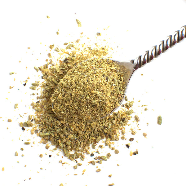  Aromatic Spice Blends Roasting spice blend closeup on spoon