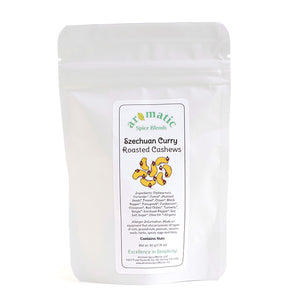 Package of Aromatic Spice Blends Szechuan Curry Cashews